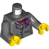 Lego tělo, tmavě modro šedá (4570666, 4594821)